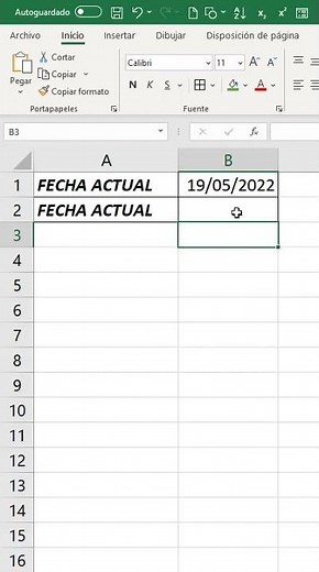 APRENDE A INSERTAR FECHAS EN #excel