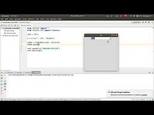 Python GUI Tutorial - 28 - Combobox - part 1