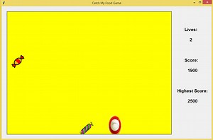 Catch My Food Game using Python with Source Code