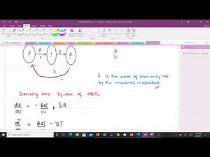 SIRS Model without vital dynamics (Lesson 10)