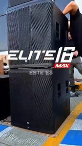 ¡Nuevo subwoofer 𝙀𝙇𝙄𝙏𝙀 18 𝙈𝘼𝙓! 🔊💥 👽2000W R.M.S. 👽Amplificador clase D. 👽Procesador DSP. ☑️Cuerpo de madera, rejilla de acero e incluye ruedas para una fácil transportación. 📍 Más información con nuestro asesor comercial: https://wa.me/5564137229 | Alienpro