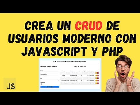 Cómo Crear un CRUD de Usuarios con JavaScript, PHP y MySQL | Tutorial Paso a Paso