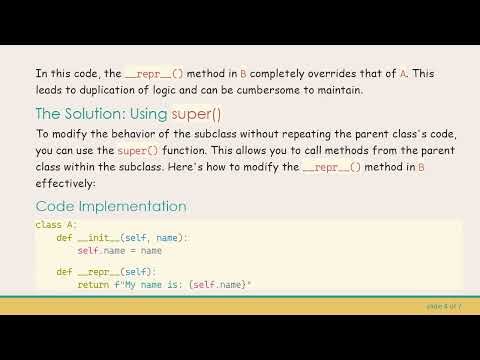 How to Supplement __repr__() of a Parent Class in a Subclass to Output Additional Features