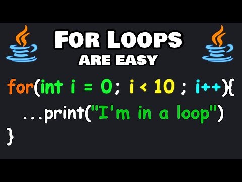 Java for loops are easy! 🔂
