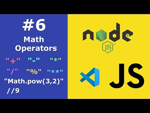 JavaScript Lesson #6: Arithmetic Operators (Math Operators)