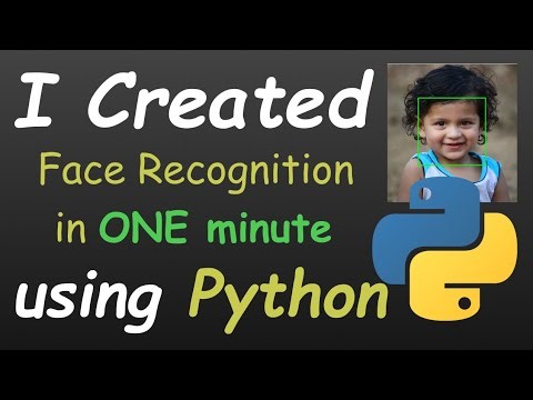 I Create Face recognition in One Minute Using Python | #python #code