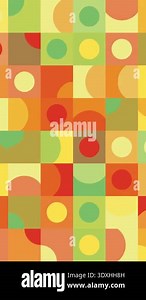 Futuristic Minimal Circles Geometric Procedural Animation Loop