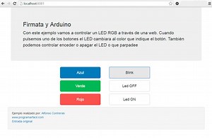 Controlar Arduino vía web con Firmata y JavaScript