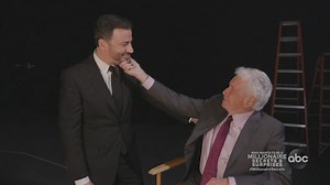 Regis Philbin visits new 'Millionaire' studio for reboot with Jimmy Kimmel