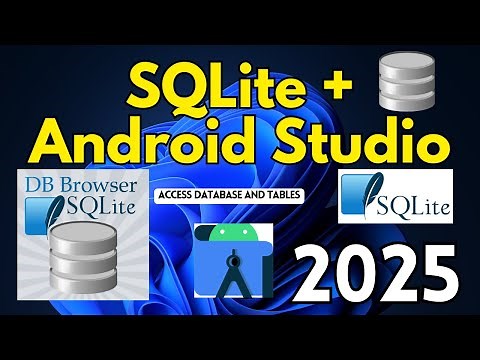SQLite Database Tutorial Android Studio [2025] | View Data in SQLite Database