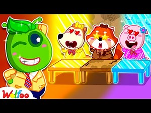 ALIEN IDOL at GIRL ONLY School 🤩 First Day Of School | Wolfoo Channel Official