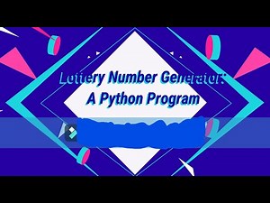 Lottery Number Generator: A Python Program