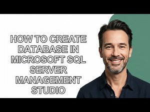 How to Create Database In Microsoft Sql Server Management Studio - KevinHowTo