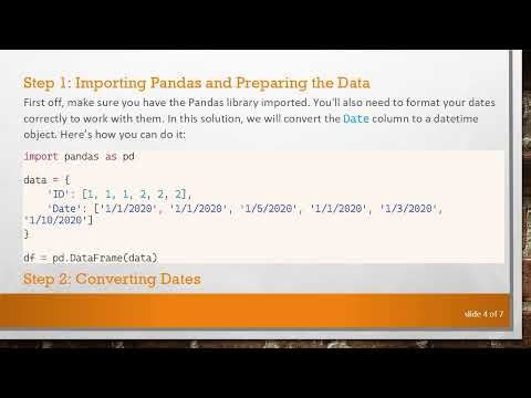 How to Calculate Days Difference Using Python Pandas