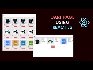 Easy Way to create E-commerce Cart Page In React JS | Shopping cart Page In React JS for beginner