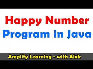 Happy number program in Java | ICSE ISC Computer