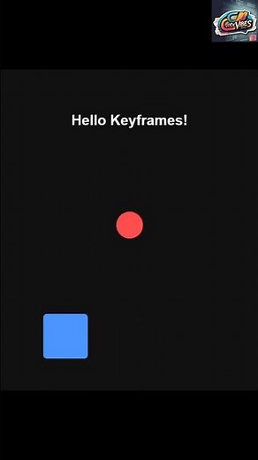 CSS Keyframes Animation in HTML & CSS | Beginner Tutorial 🔥 #shorts
