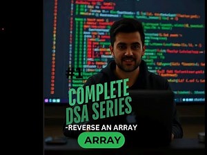 Reverse an Array in Seconds! 🔁 | Easy Trick for Coding Interviews