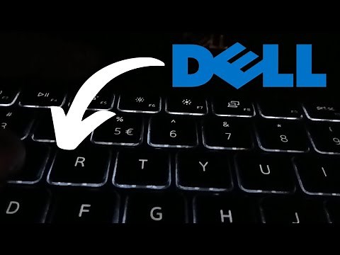 How to Turn on and Enable Keyboard Backlight in Dell Laptop