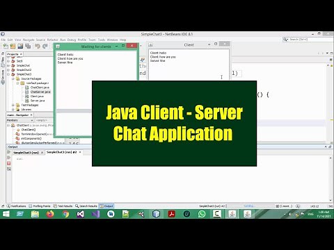 Java: Client - Server GUI Chat Application (Using TCP Socket Programming)