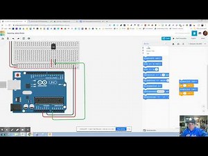 TMP Temperature Sensor Arduino on TinkerCad