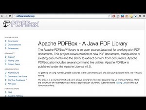 Apache PDFBox - A Java PDF Library