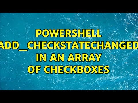 Powershell Add_CheckStateChanged in an array of checkboxes