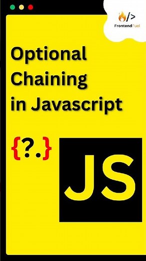 Stop JS Crashes! Optional Chaining Explained in 30s 🤯✨#JavaScriptTips #WebDevelopment #shorts