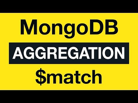 MongoDB Aggregation Tutorial - $match