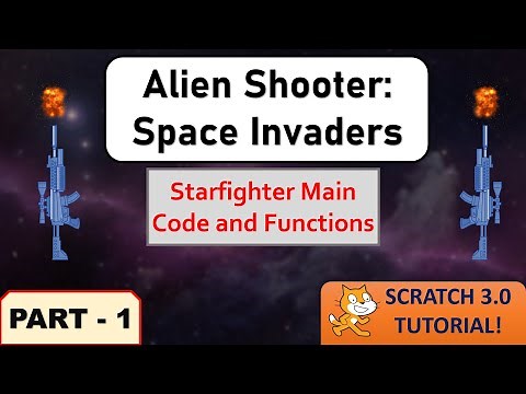 Alien Shooter: Space Invaders - Part 1 | Scratch 3.0 Tutorial | Just Finished Coding!