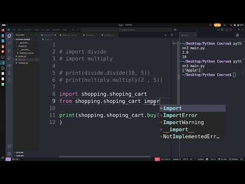 Modules and Packages in Python | Python Tutorial for Beginners