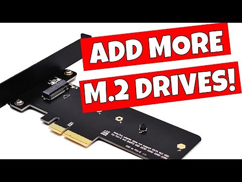 How To Add, Install & Configure Extra M.2 NVME Drive Slots To A PC