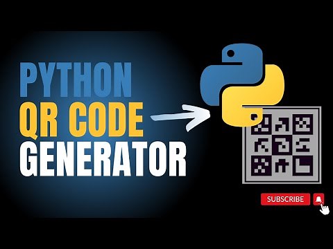 How to create a QR Code Generator in Python in Under 5 Minutes - Beginner Friendly