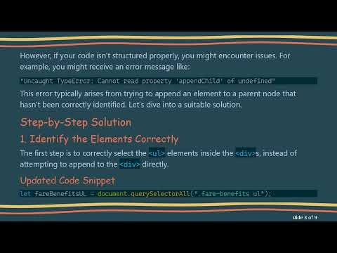 How to Use a for Loop to Dynamically Add li Elements to ul in JavaScript