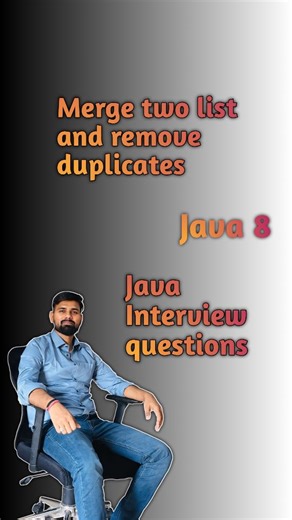 codewithamod on Instagram: "Merge two list and remove duplicates . . #java #coding #codewithamod #interviewquestions"