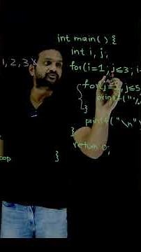 Understanding Basic Structure of Nested Loops in C Programming using an Example