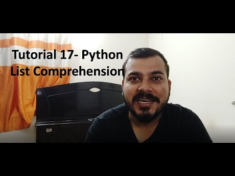 Tutorial 17- Python List Comprehension