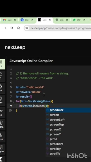 Remove All Vowels From a String in JavaScript | Easy Example