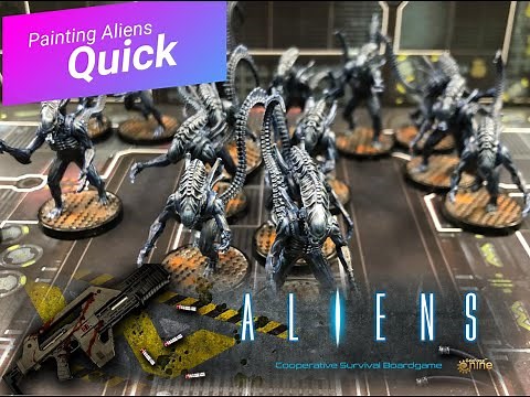 How to paint Aliens Miniatures Easy - Aliens: Another Glorious Day in The Corps