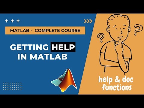 6. Getting Help in Matlab | MATLAB Tutorial for Beginners | Full Course