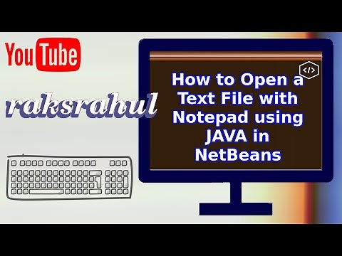 How to Open a Text File with Notepad using JAVA in NetBeans