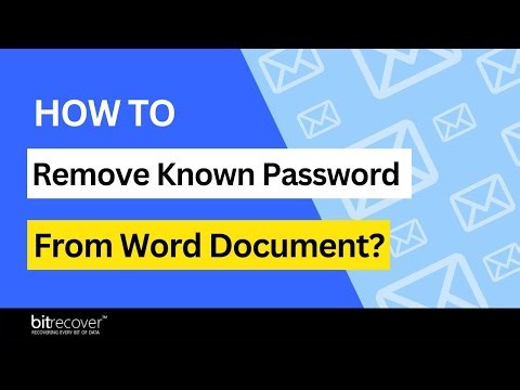 Explore How to Remove Known Password from Word Document