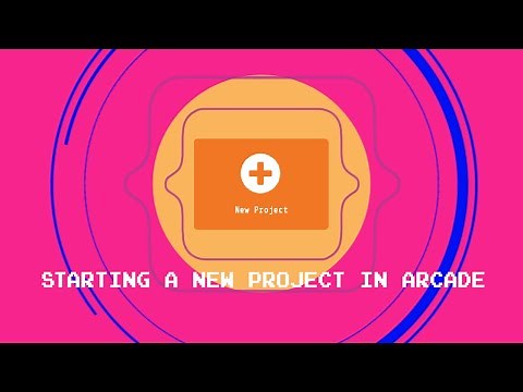 Starting a project in Microsoft MakeCode Arcade