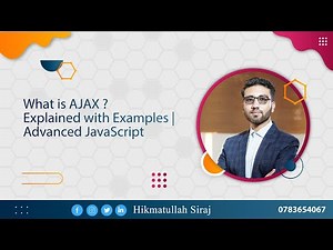 What is AJAX? Explained with Examples | Advanced JavaScript