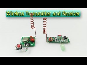 One Channel Transmitter and Receiver with 433Mhz RF module