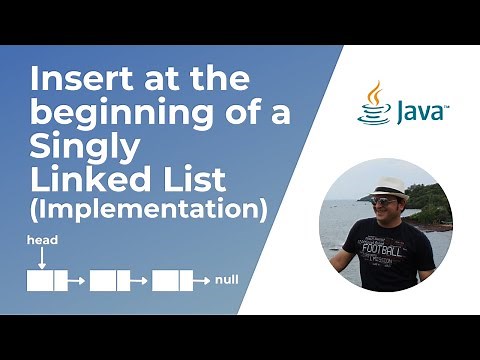 Insert node at the beginning of a Singly Linked List in Java (Implementation)