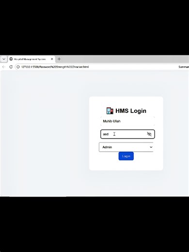 “I Upgraded My Hospital Management System | Admin, Doctor & Receptionist Login Patient Report Download”. In this video I upgraded my Hospital Management System built with HTML, CSS and JavaScript. New features added: • Admin, Doctor, and Receptionist login system • Role-based dashboard access • Patient document upload system • Download and view patient documents This project demonstrates a simple hospital workflow and frontend logic using pure JavaScript. #coding #javascript #hms #webdevelopment