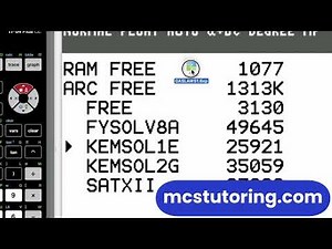 TI-84 Memory Management: Fix "ERR: MEMORY" & Free Up Space for New Programs #ti84programs