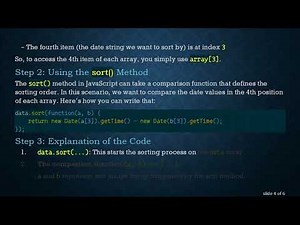 How to Sort a List of Arrays by String Date Value in JavaScript
