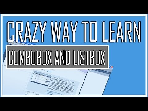 Visual Basic Beginners Lesson3 - Combo box and List Box (Crazy Tutorial)